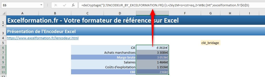 Excel formation - Présentation L'encodeur - 17
