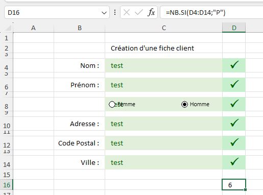 Excel formation - formulaire dynamique sans coder de vba - 27