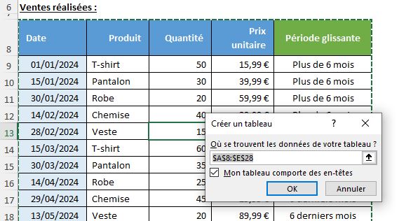 Excel formation - 0017-tableau intelligent - 04