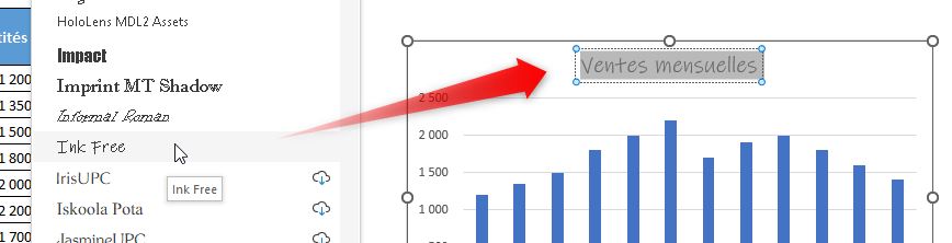 Excel formation - 0018-Graphique dessiné - 05