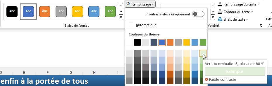 Excel formation - 0018-Graphique dessiné - 10