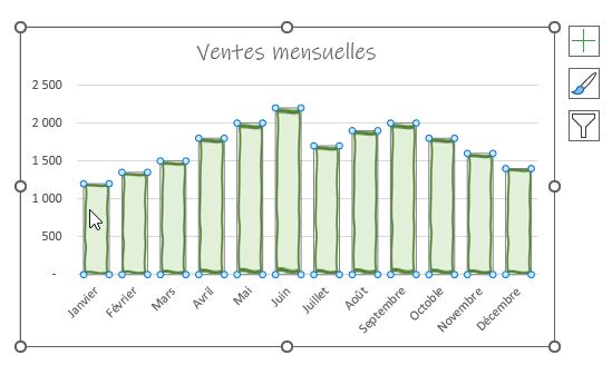 Excel formation - 0018-Graphique dessiné - 13