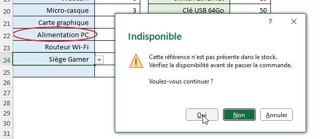 Excel formation - 0019-Entourer cellules - 09