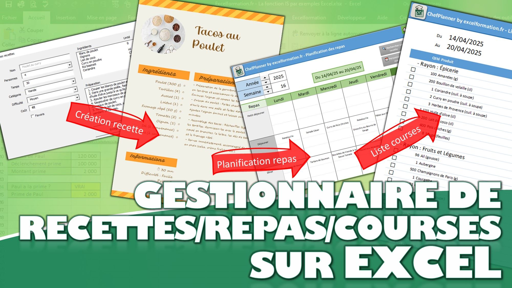Découvrez comment simplifier votre cuisine tout en faisant des économies avec Excel