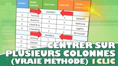 Arrêtez de fusionner vos cellules Excel ! Ce bouton fait tout à votre place en 1 clic