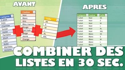 Arrêtez de perdre des heures à copier-coller dans Excel : générez instantanément toutes vos combinaisons de données