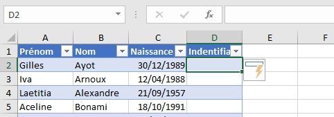 Excel formation - Créer-logins-et-mots-de-passe - 08