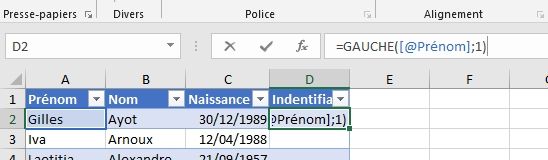 Excel formation - Créer-logins-et-mots-de-passe - 09