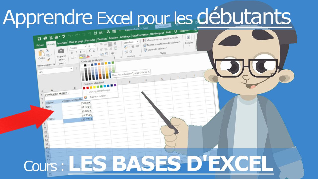 Apprendre à Utiliser Excel Pour Les Débutants Les Bases Dexcel Excel Formation 9784