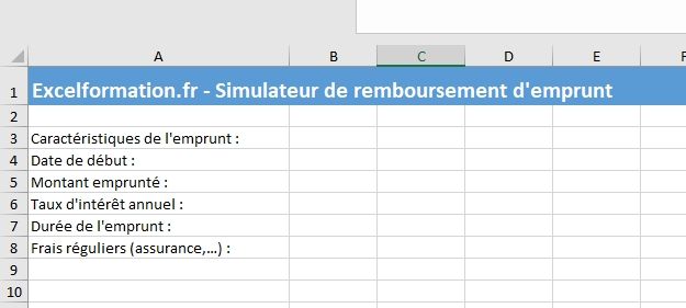 Comment Créer Un Simulateur D'amortissement D’emprunt Bancaire Sur ...