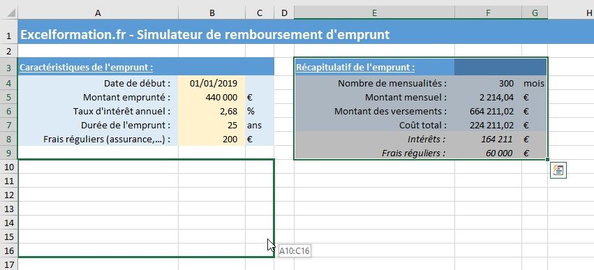 Comment Créer Un Simulateur D'amortissement D’emprunt Bancaire Sur ...