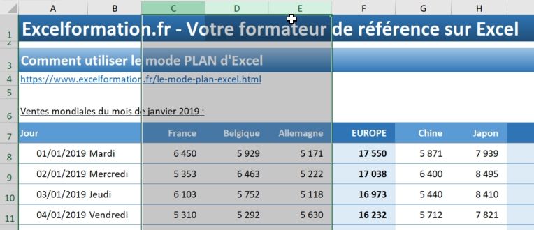 Comment Synthétiser Les Informations Sur Excel : Le Mode Plan - Excel ...