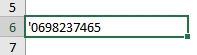 Excel formation - Comment ajouter des zéros devant un nombre - 05