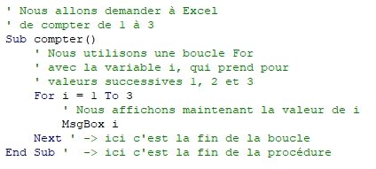 Excel formation - VBA04 Analyse d'une macro VBA - 15