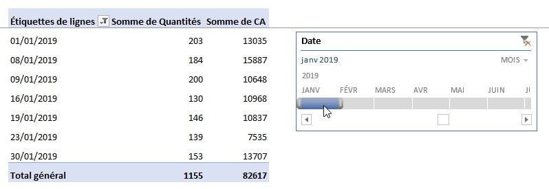 Excel formation - TCD 12 - 13