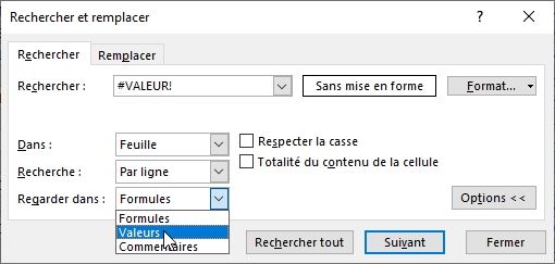 COMMENT IDENTIFIER ET SÉLECTIONNER TOUTES LES ERREURS SUR UNE FEUILLE ...