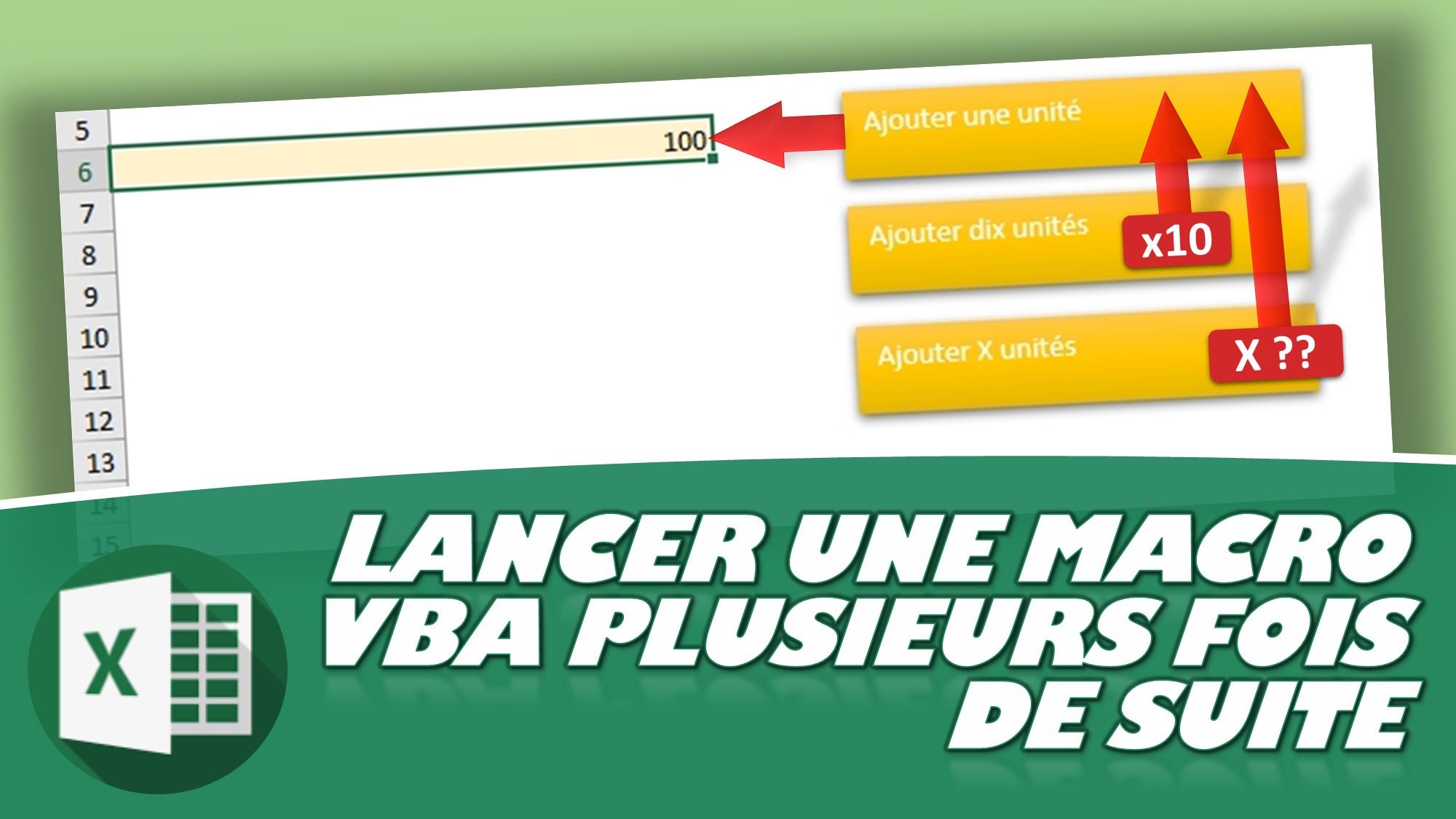 Comment Lancer Une Macro Vba Plusieurs Fois De Suite Sur Excel Excel Formation