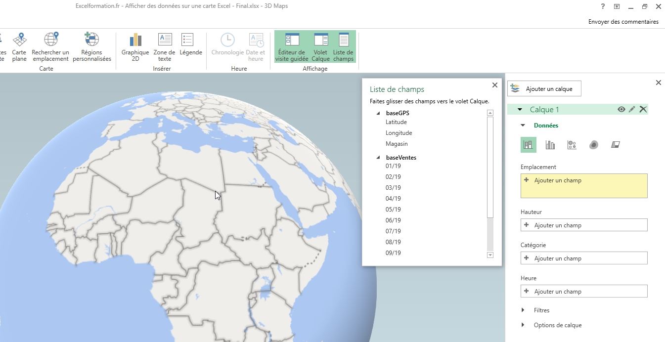 Comment Utiliser Les CoordonnÉes Gps Sur Une Carte Excel Bonus Combiner Deux Tableaux