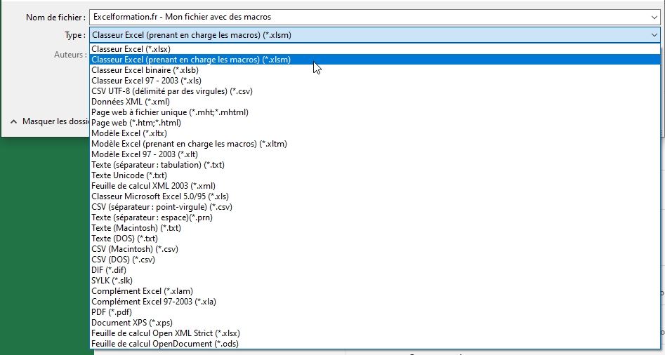 Excel formation - Envoyer mail avec VBA - 04