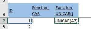 Excel formation - Tirer une lettre aléatoire - La fonction CAR - 02