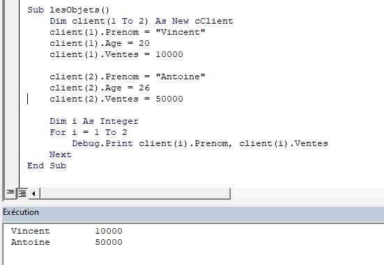 Excel formation - VBA30 les classes personnalisées - 09