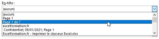 Excel formation - imprimer les feuilles de calcul - 30