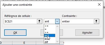 Excel formation - solveur excel - 14