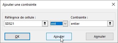 Excel formation - solveur excel - 15