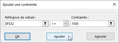 Excel formation - solveur excel - 17