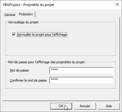 Excel formation - protection code vba - 02