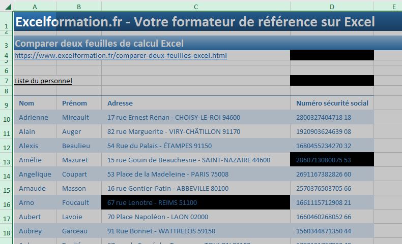 Comment Comparer Automatiquement Deux Feuilles De Calcul Sur Excel – On ...