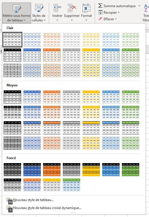 Excel formation - créer raccourcis - 11