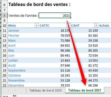 Excel formation - renommer feuille - 08
