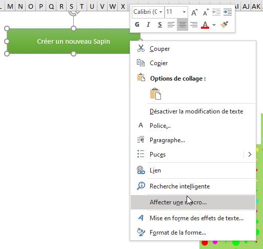 Excel formation - sapin noel - 11