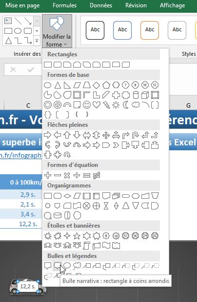 Excel formation - Créer des infographies sur Excel - 27
