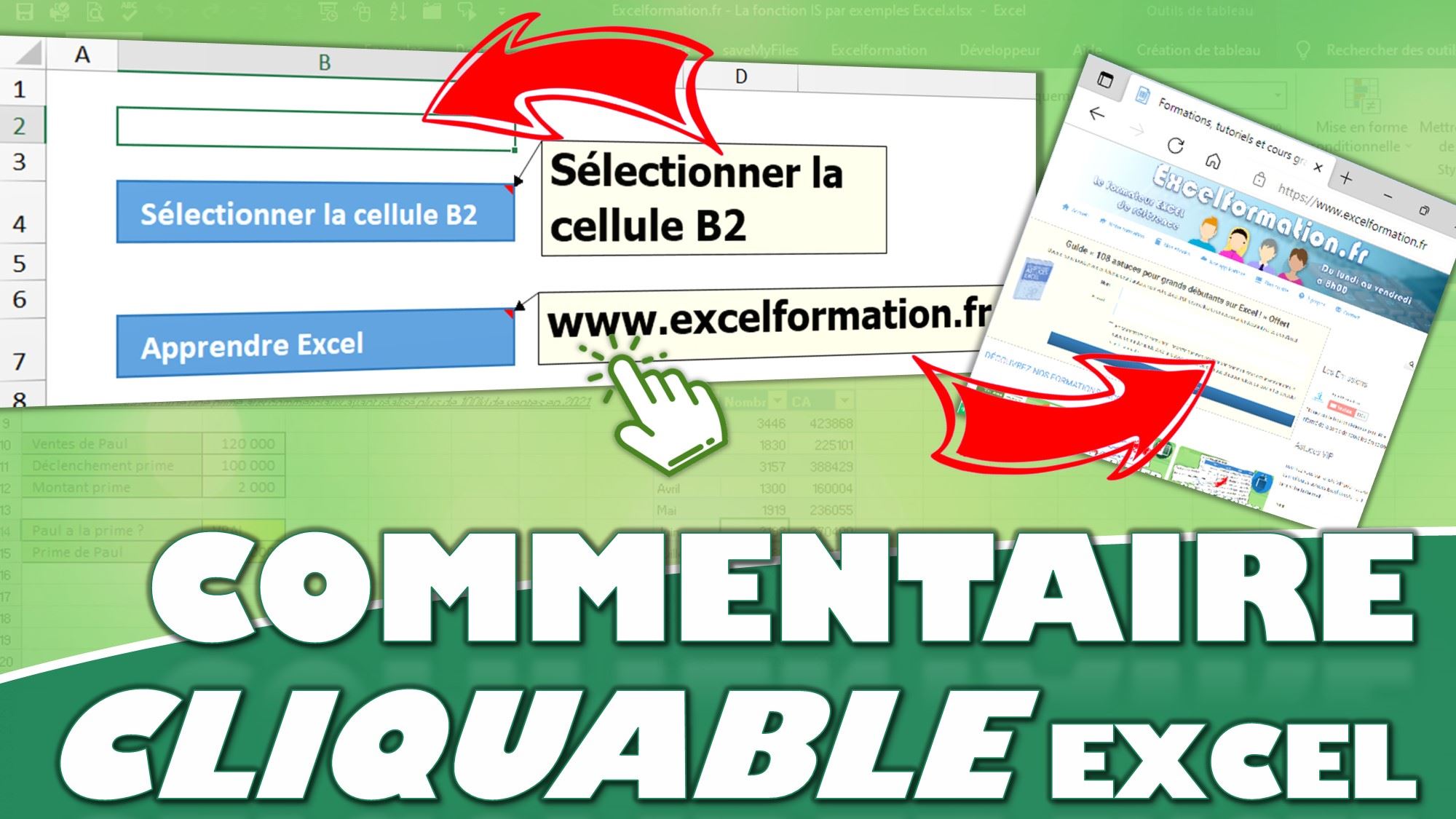 comment créer un commentaire sur excel