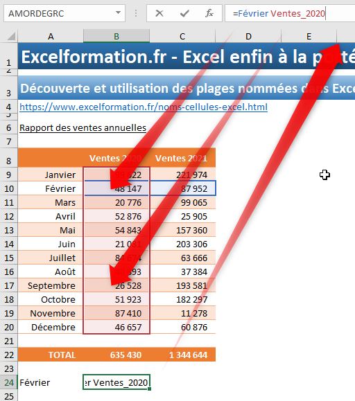 Découvrir Les Plages Nommées D’Excel : Utilisation Et Intérêt ! - Excel ...