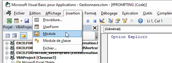 Excel formation - intercaler - 03