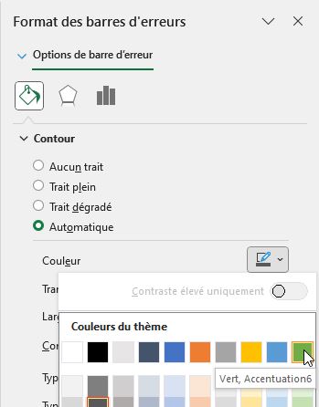 Excel formation - 0045-graphiqueEcartsFleches - 11