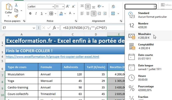 Excel formation - 0095-groupeExcel - 12