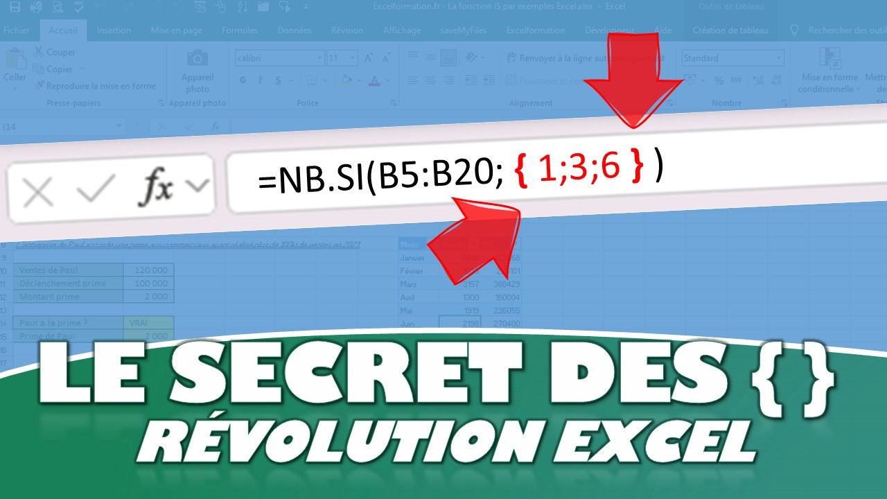 3 formules Excel impossibles… sauf avec ces accolades { }